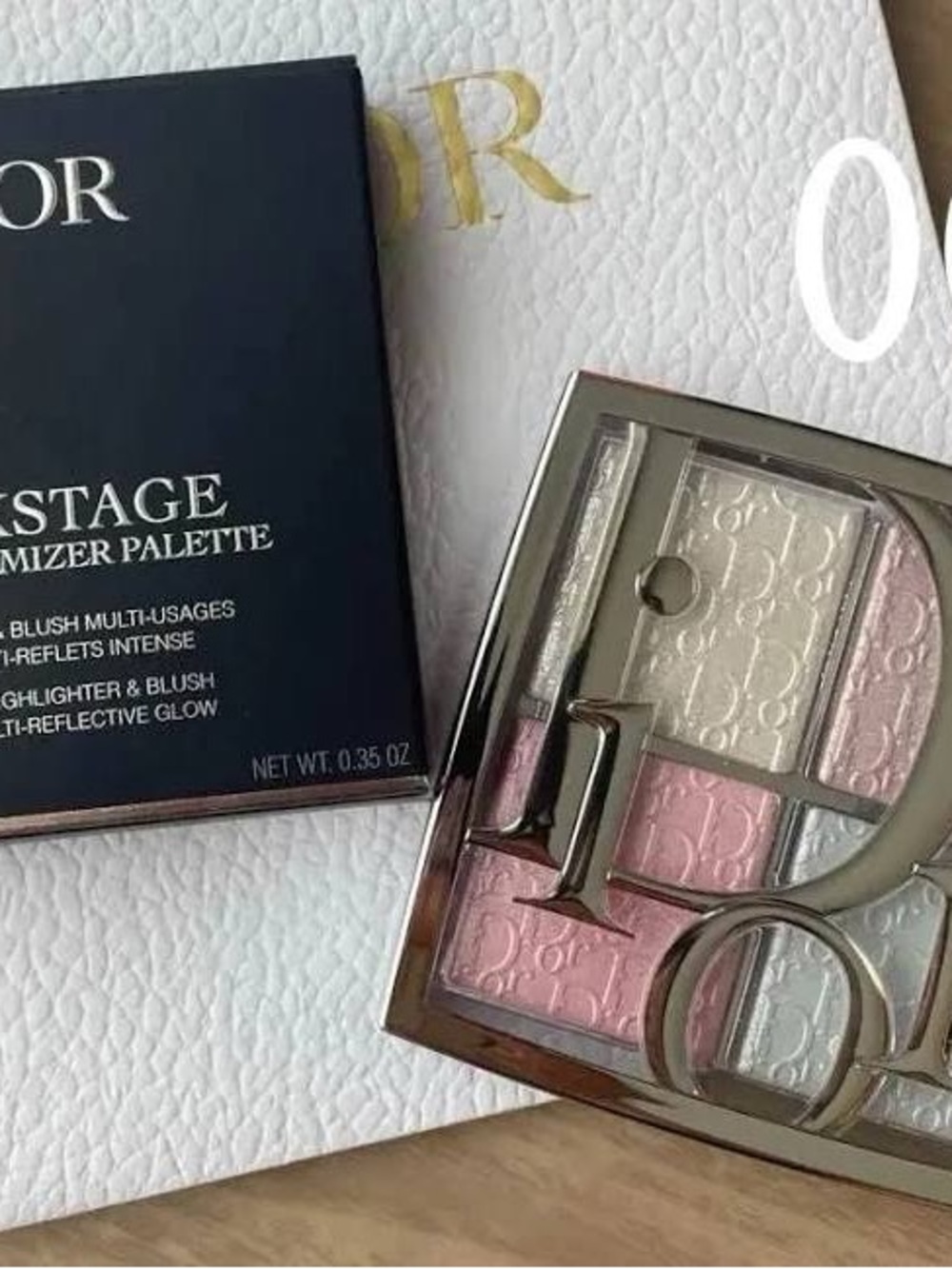 Dior Backstage Highlighter & Blush Palette — Pink and Champagne Shades